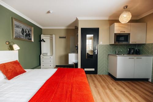 Η κουζίνα ή μικρή κουζίνα στο Hotel Renesse