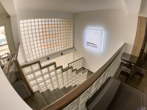 Χώρος καθιστικού στο Boulevard Luxury Apartments City Center Ohrid