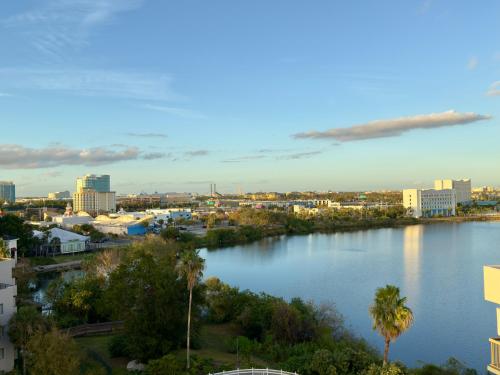 a view of a city with a river at 14-Near Universal Studios Amazing View in Orlando