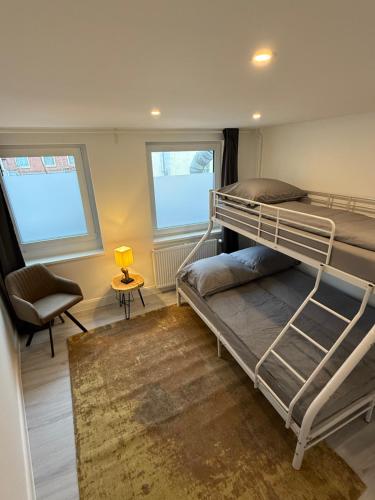 Postel nebo postele na pokoji v ubytování Residence -6 rooms- Sankt Pauli, Harbour and Schanze
