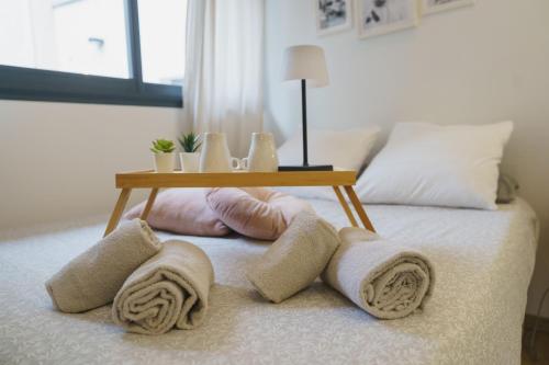 Postel nebo postele na pokoji v ubytování Cocon Classé 3 Etoiles - Love et Détente - SPA