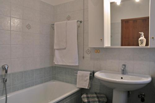 Koupelna v ubytování De Bati