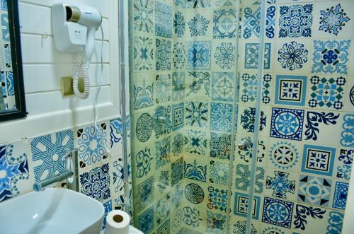 Koupelna v ubytování Departamentos Patagonia