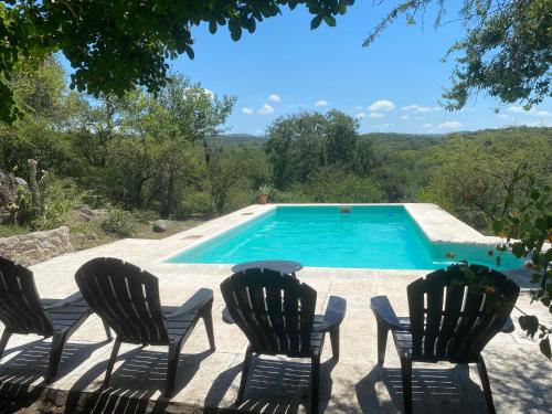 Πισίνα στο ή κοντά στο Finca El Pacará