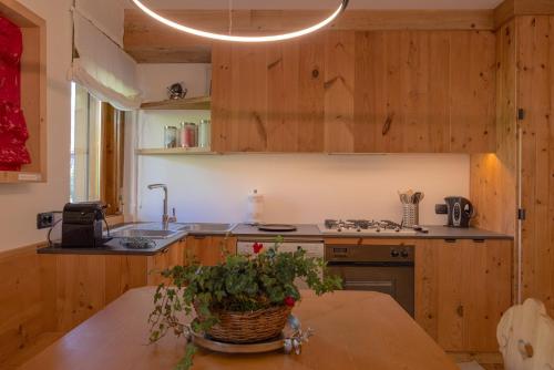 Dapur atau dapur kecil di Casa Betulla
