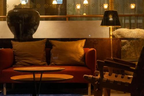 CHANGXI Home-Boutique Guesthouse Shawan Ancient Townにあるシーティングエリア