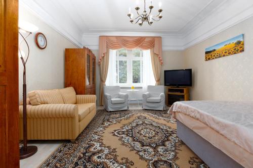 Una cama o camas en una habitación de Apartment Near the Source