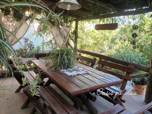 Κήπος έξω από το OASIS PA CLAU