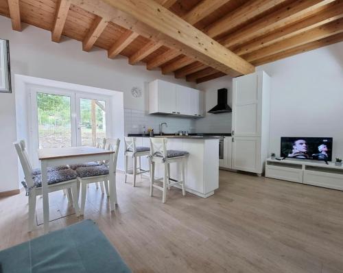 Kuchyňa alebo kuchynka v ubytovaní La casa dì Giada Sestri levante, 5 terre, Portofino