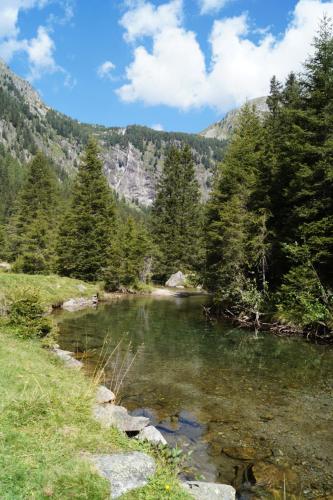 Paisaje cerca de este chalet de montaña