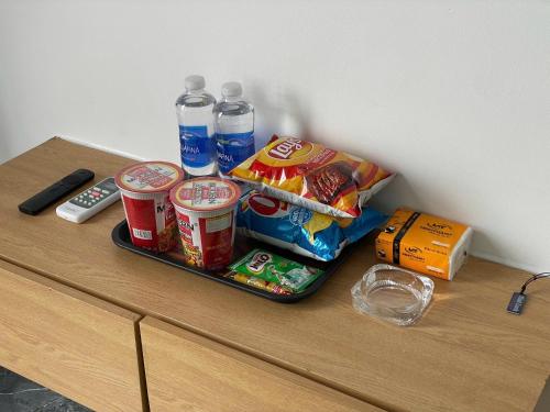 Ấp Bình ThươngModern Studio w Balcony and Kitchen的相册照片