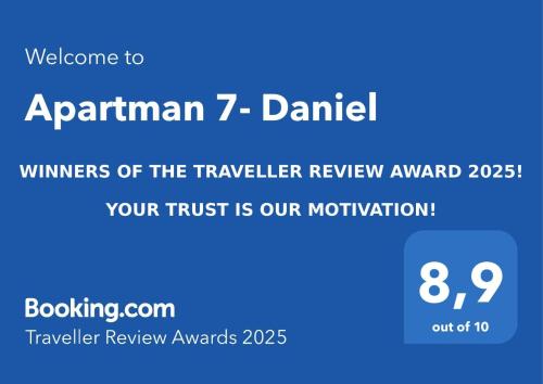 Apartment 7 - Sea View - Daniel