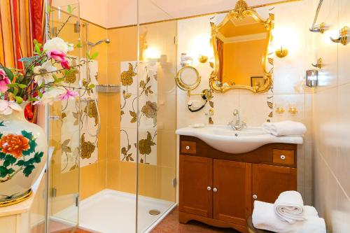 Kúpeľňa v ubytovaní Boutique Hotel Ur-Wachau