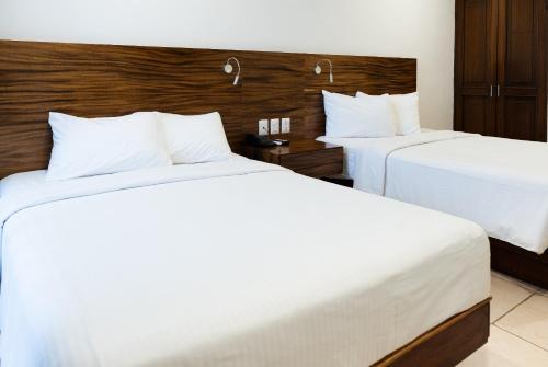 Hotel San Antonioにあるベッド