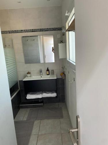 Koupelna v ubytování Alégria