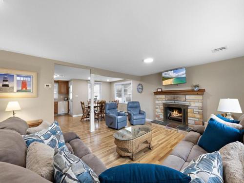 Χώρος καθιστικού στο Vacation Rental With Pool On Lbi