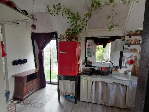 Kuchyň nebo kuchyňský kout v ubytování Il Rustico Bunker
