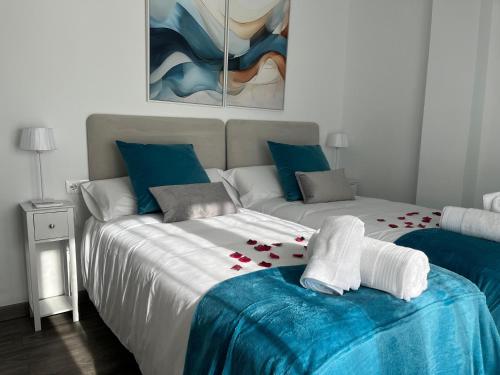 Ένα ή περισσότερα κρεβάτια σε δωμάτιο στο Casa Alpha