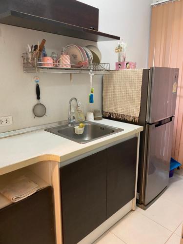 Η κουζίνα ή μικρή κουζίνα στο Macka room