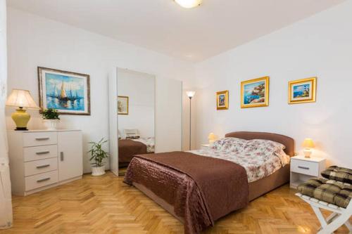 Postel nebo postele na pokoji v ubytování Apartment Maša