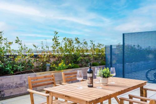 Balkón nebo terasa v ubytování Leeds City Centre 2 Bed Flat - Roof Terrace & Free Parking