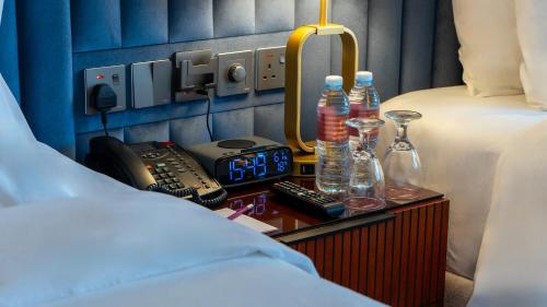 Minuman di فندق الصفوة البرج الأول Al Safwah Hotel First Tower 1