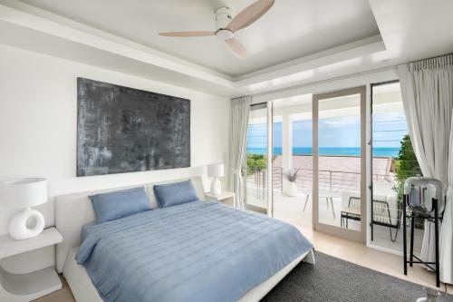 Ένα ή περισσότερα κρεβάτια σε δωμάτιο στο Villa Kohia, stunning sea views, breakfast, serviced daily, private dining service on request, North Chaweng