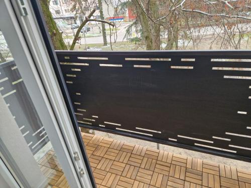 Rõdu või terrass majutusasutuses Apartman Park