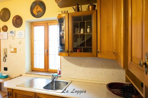 Kuchyň nebo kuchyňský kout v ubytování La Corte di Franco - 4 appartamenti lago Lugano