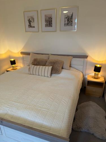 Ένα ή περισσότερα κρεβάτια σε δωμάτιο στο Apartment Sherpa