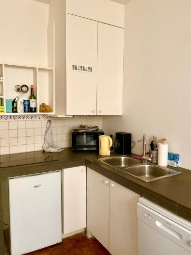Bel appartement ancien sur cour verdoyante