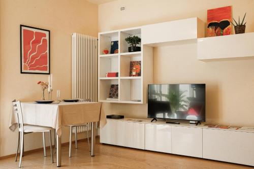TV a/nebo společenská místnost v ubytování Luna Apartment