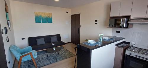 Edificio HS TOWER - Piso 8 - Apartamento A tesisinde mutfak veya mini mutfak