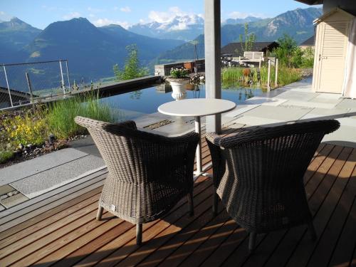 Nespecifikovaný výhled na hory nebo výhled na hory při pohledu z bed and breakfast