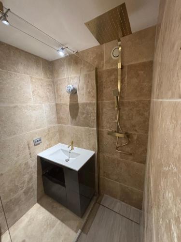 Koupelna v ubytování Magnifique appartement pied dans l'eau