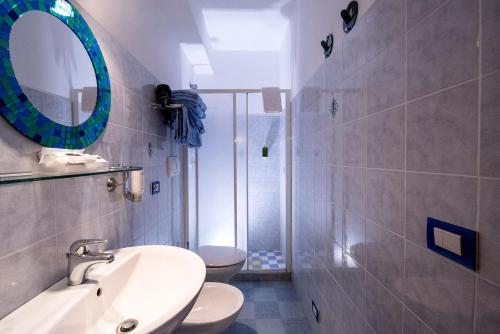 Koupelna v ubytování B&B Ravello Rooms