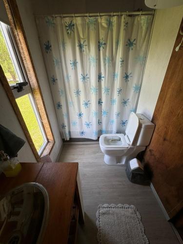 Koupelna v ubytování Módulo Cipponeri