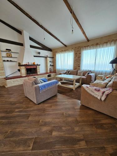 Kuhinja oz. manjša kuhinja v nastanitvi ferme des trois iles