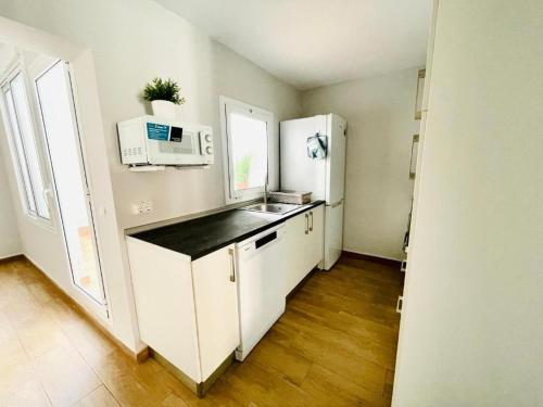 Køkken eller tekøkken på Casita Pescadores