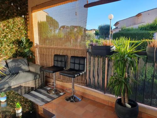 Appartement duplex de standing au calme avec piscine