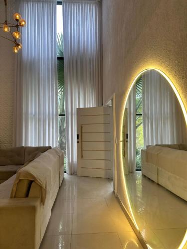Ruang duduk di Casa de LUXO COM PISCINA RIO DE JANEIRO