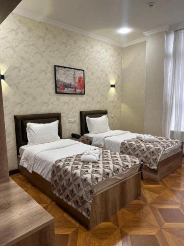 Letto o letti in una camera di Hotel 1946