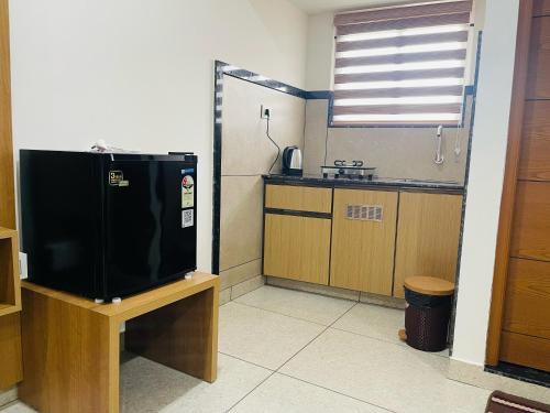 Una cocina o cocineta en Hilux Inn