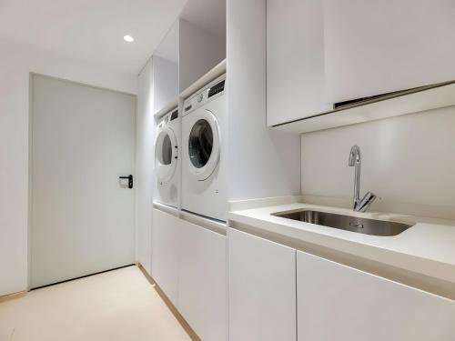 Nhà bếp/bếp nhỏ tại Villa Namu