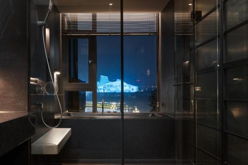 Koupelna v ubytování Chongqing Wuyu Shanxing Hotel