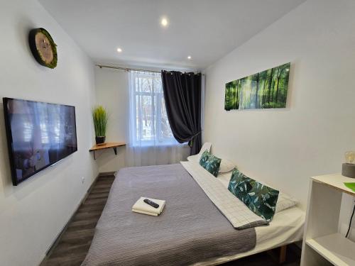 TV a/nebo společenská místnost v ubytování S11 Lime studio apartment