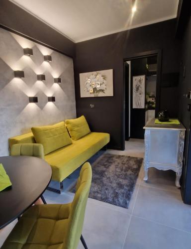 Ruang duduk di Glamping Green Sensations