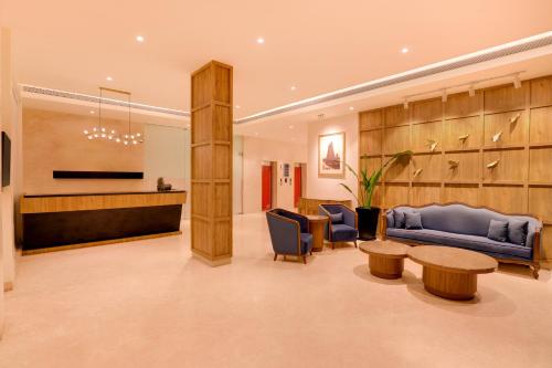 Keys Prima by Lemon Tree Hotels, Katti-Ma, Chennaiにあるシーティングエリア