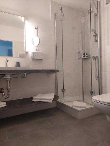 Koupelna v ubytování Hotel Stadt Gernsbach