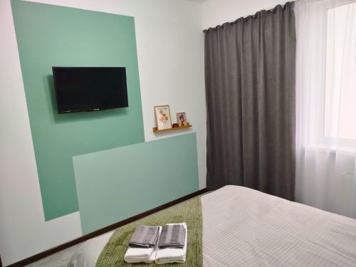 Μια τηλεόραση ή/και κέντρο ψυχαγωγίας στο Deleanu nice apartment